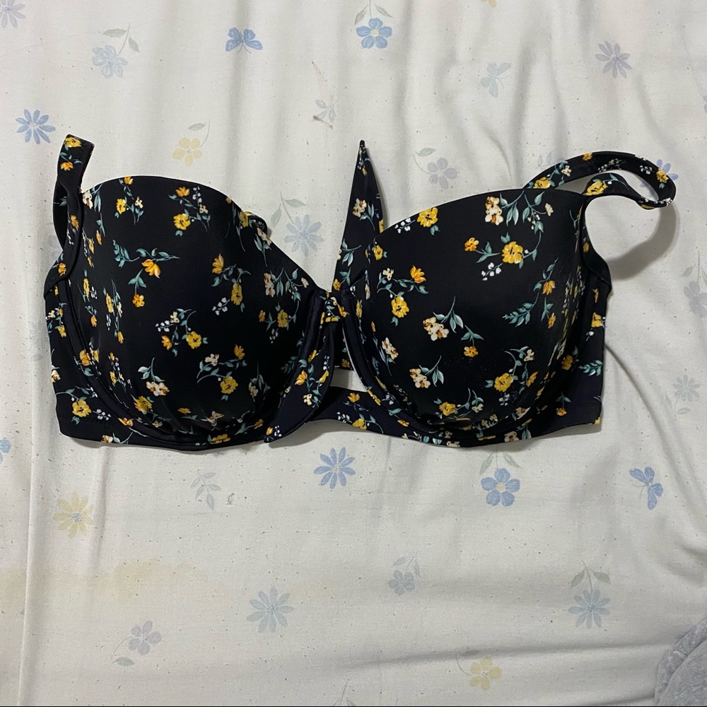 floral bikini top